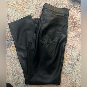 GAP High Rise Vintage Slim Faux Leather Pants